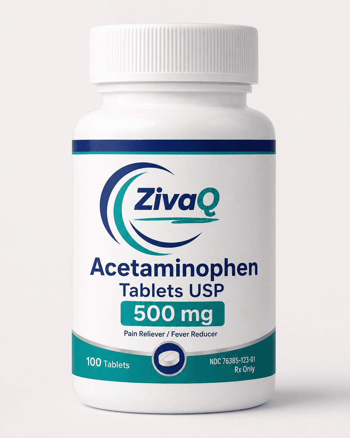 Acetaminophen 500 mg tablet product