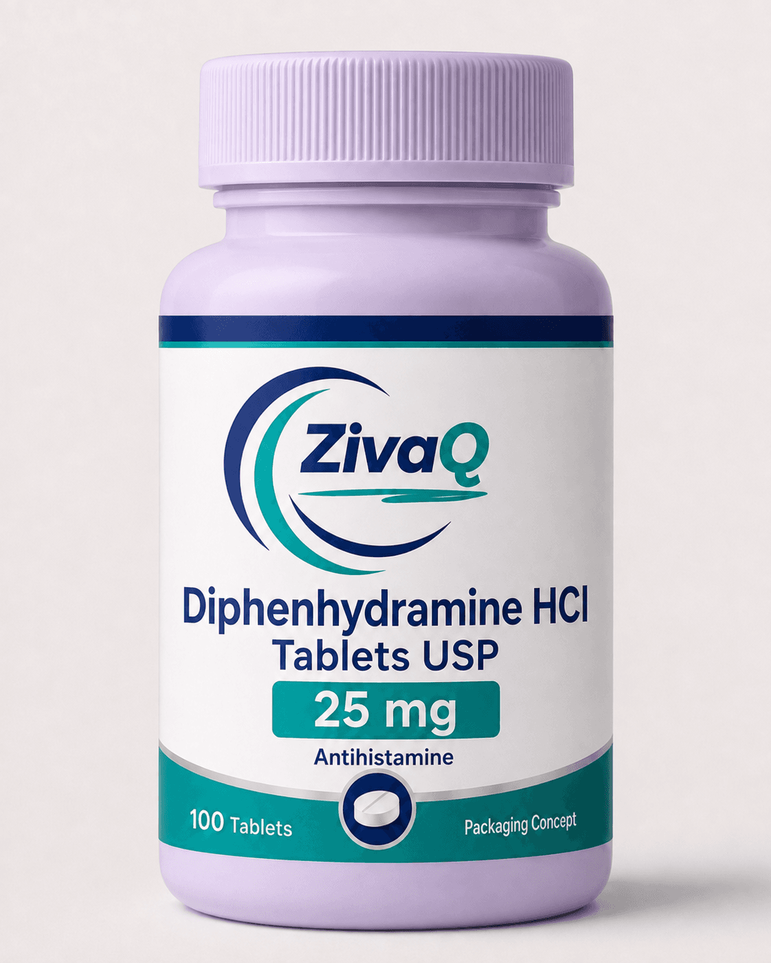 Diphenhydramine 25 mg tablet product